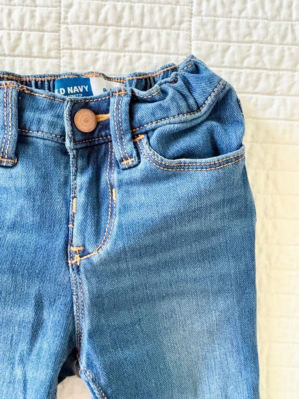 Old Navy Dark Wash Stretch Denim Rockstar Jeggings - Toddler Girls Size 2T